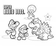 Coloriage super mario bros avec browser